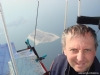 Gino in Belgica II boven Helgoland!