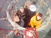 Foto van boven de lastring