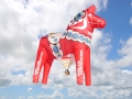 Het Dala horse vliegende paard