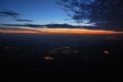 Magische zonsopgang gezien uit ballonmandje