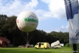 Gevulde gasballon, klaar voor de start