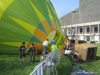 Demo ballonvaart te Waregem